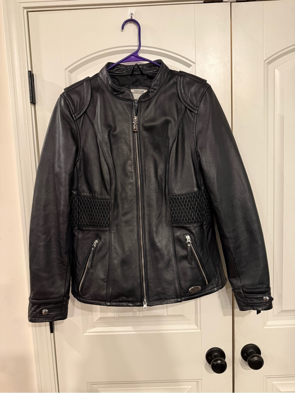 Harley-Davidson Black Women's Leather Motorcycle Jacket